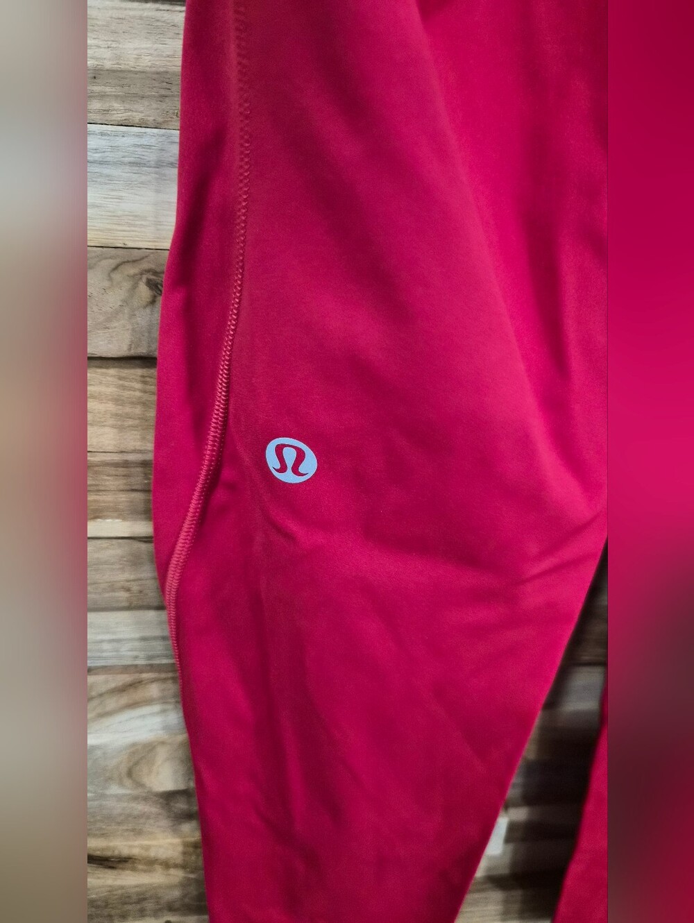 Lululemon Women's Red Athletic Leggings - Size 8 - Picture 3 of 5